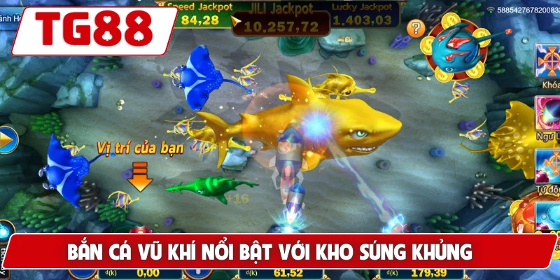 Bắn Cá Vũ Khí: Săn Cá Với Kho Vũ Khí Khủng Tại TG88 - BORIX