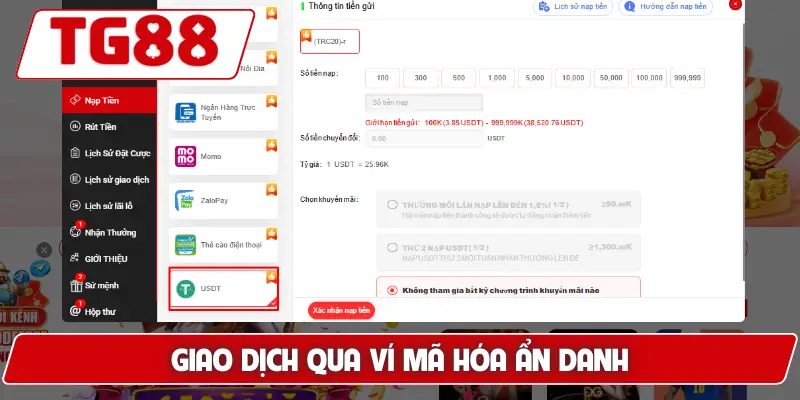 Hướng Dẫn Nạp Tiền Vào Tài Khoản TG88 - Nhanh Gọn Tiện Lợi - BORIX Hướng Dẫn Nạp Tiền Vào Tài Khoản TG88 - Nhanh Gọn Tiện Lợi - BORIX