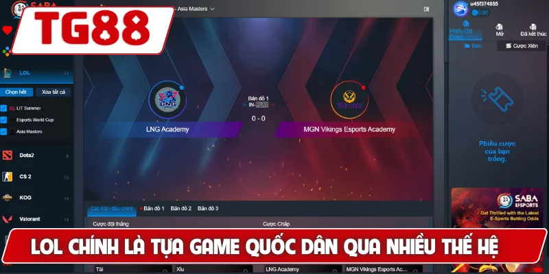 Cá Cược Esports Tại TG88 – Cơ Hội Thắng Lớn Mỗi Ngày - BORIX