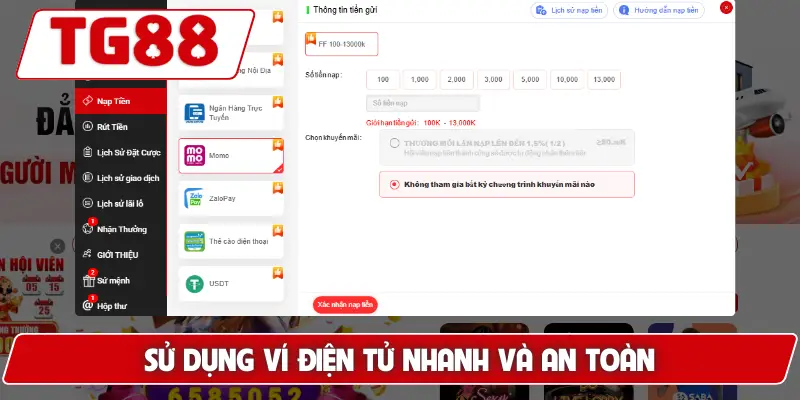 Hướng Dẫn Nạp Tiền Vào Tài Khoản TG88 - Nhanh Gọn Tiện Lợi - BORIX Hướng Dẫn Nạp Tiền Vào Tài Khoản TG88 - Nhanh Gọn Tiện Lợi - BORIX