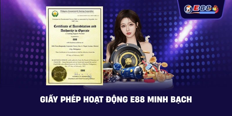 Giấy Phép Hoạt Động E88: Minh bạch và uy tín 2026 - BORIX
